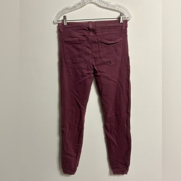 Current/Elliott  Burgundy Skinny Jeans - Picture 2 of 3